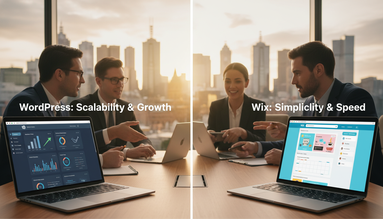 WordPress vs Wix Melbourne