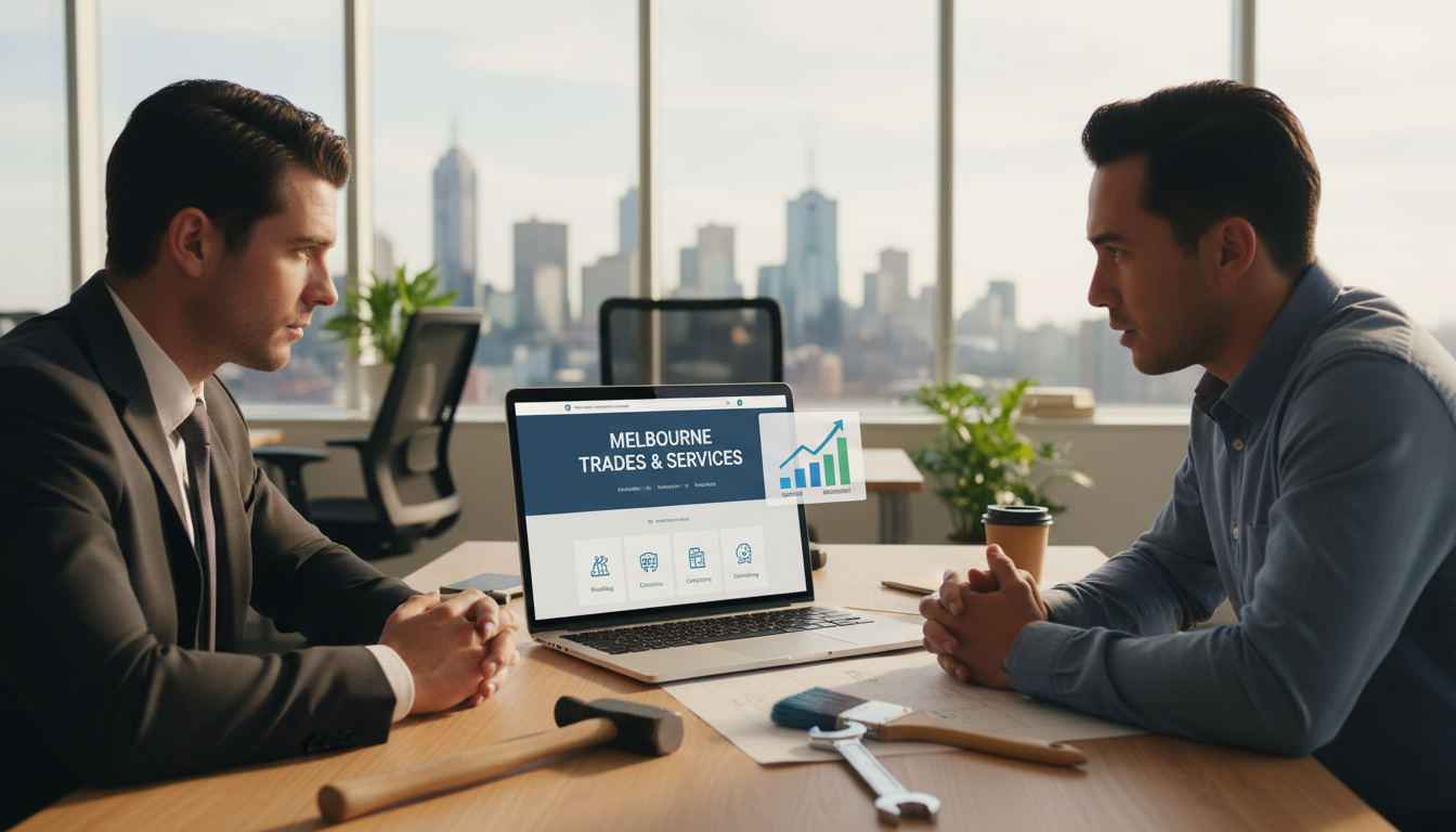 WordPress website Melbourne trades